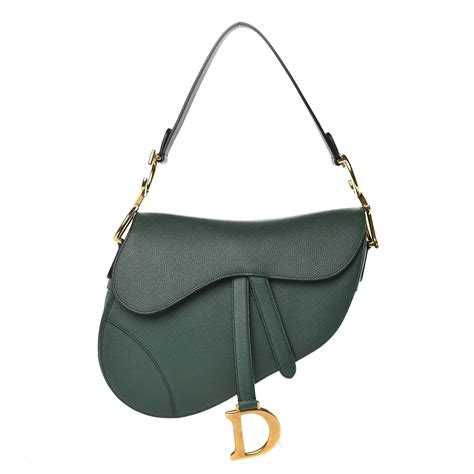 saddle bag dior green|christian Dior saddle bag green.